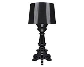 Lampada da tavolo Bourgie nero coprente con dimmer Kartell