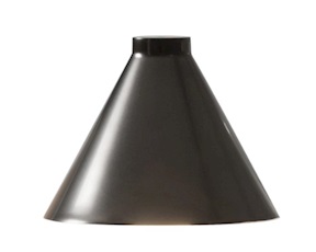 Diffusore per lampada Goodbye titanio opaco Kartell