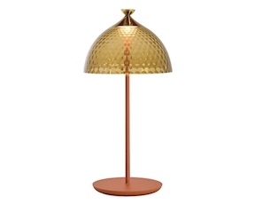 Pumo Lamp ambra e mattone Kartell