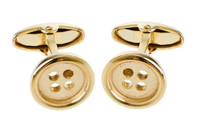 Gemelli a bottone argento dorato Unoaerre