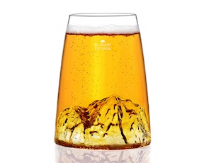 Bicchiere Long Drink Topographic Monte Bianco Alaskan Maker