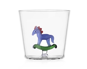 Idea regalo Natale Bicchiere tumbler Cavallo a dondolo Ichendorf