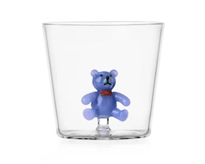 Idea regalo Natale Bicchiere tumbler Orsacchiotto azzurro Ichendorf