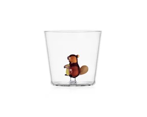 Idea regalo Natale Bicchiere tumbler Castoro Woodland Tales Ichendorf