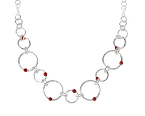 Collana Dafne argento e corniola Selezione Zanolli