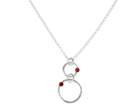 Collana Dafne argento e corniola Selezione Zanolli