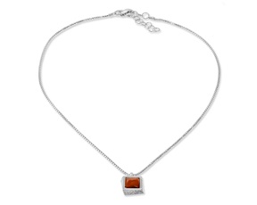 Collana Petra argento e occhio di tigre Selezione Zanolli