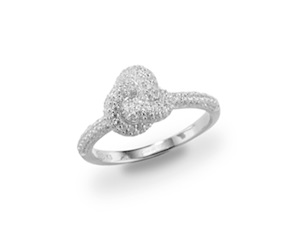 Anello Nodo argento con zirconi Sovrani