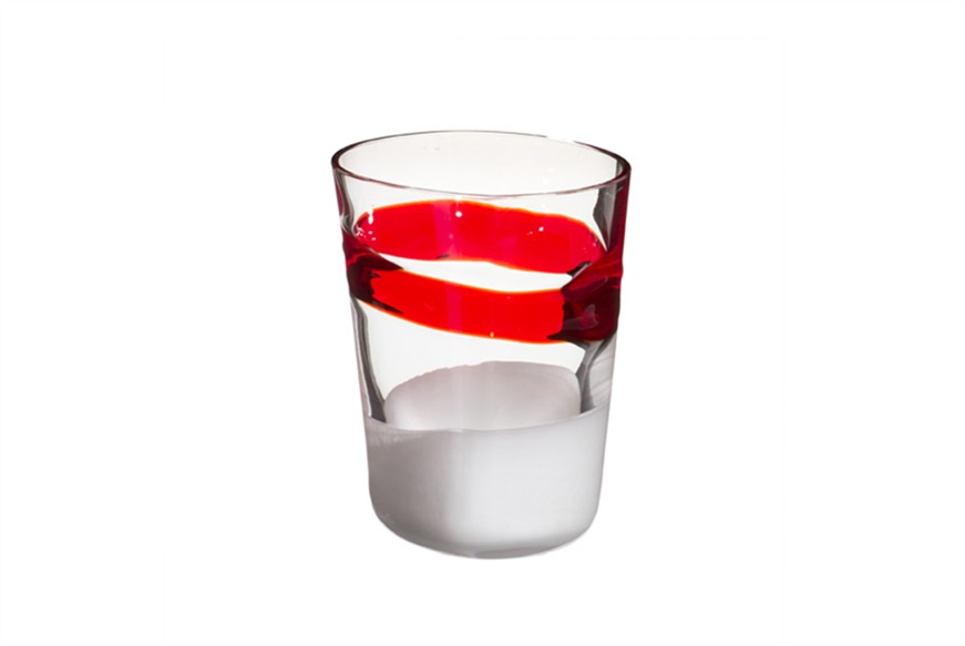 Bicchiere acqua Bora vetro di Murano Collezione 2014 Italia Carlo Moretti