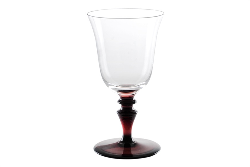 Bicchiere vino 8/77 vetro di Murano violetto Nasonmoretti