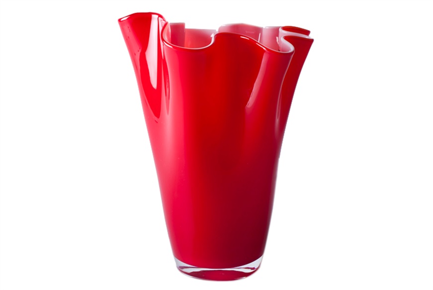Vase Wave red Onlylux