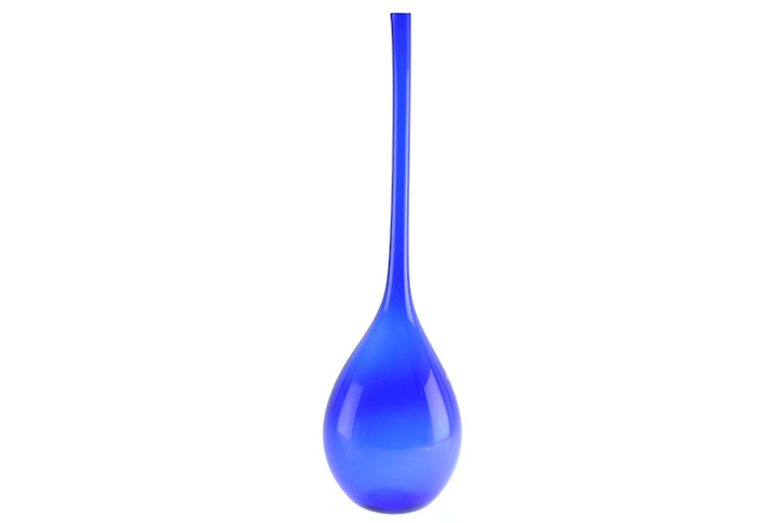Vase Bolle Murano glass blue Nasonmoretti