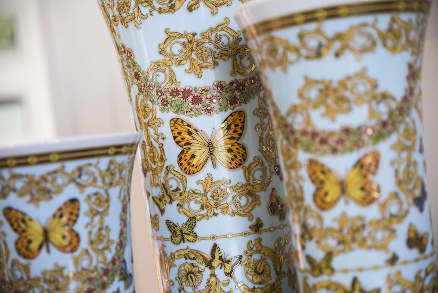 Vase Le Jardin porcelain Versace