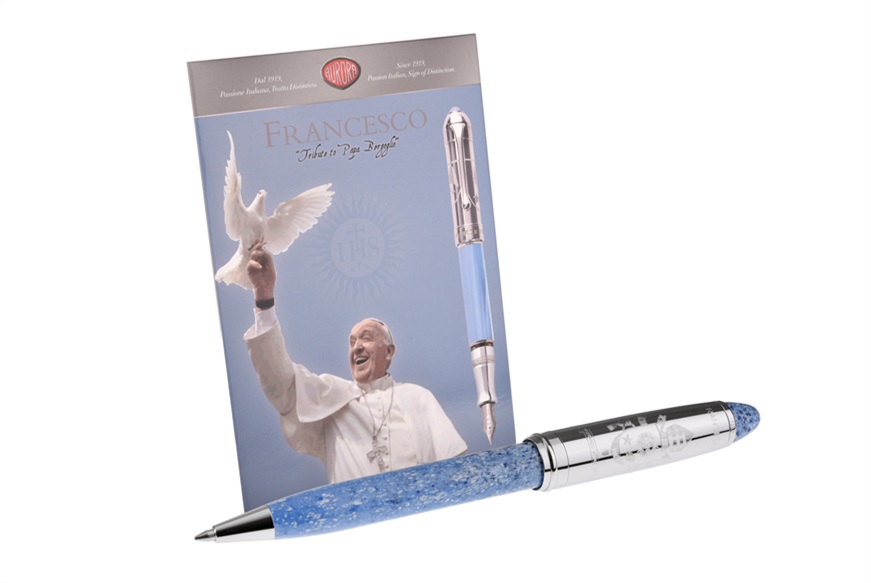 Penna a sfera Ipsilon Papa Francesco Edizione Speciale Aurora