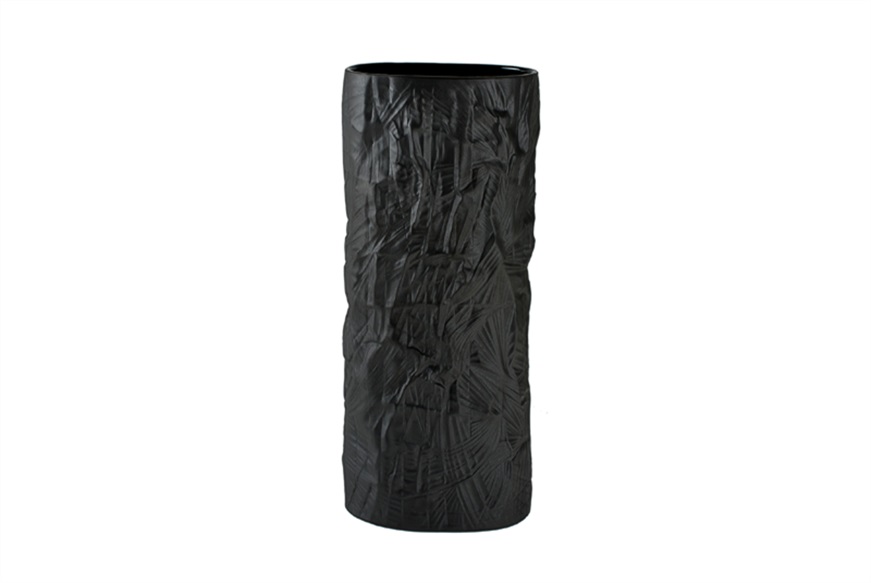 Vase Structura Paper porcelain black Rosenthal