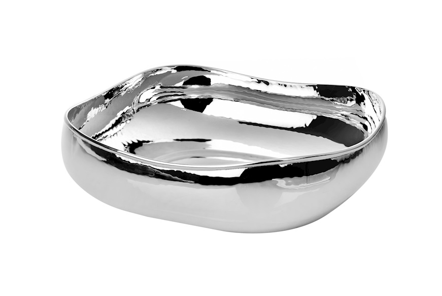 Square bowl silver Selezione Zanolli