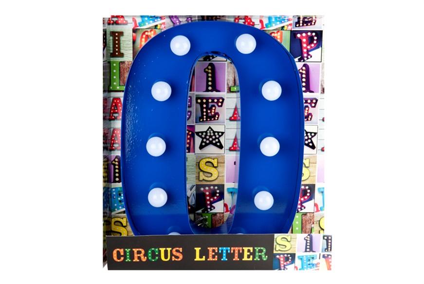 Lettera Circus Blu O Trading group