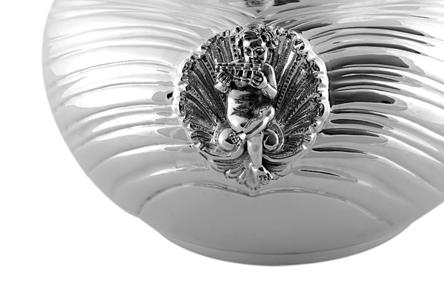 Vase silver with cherub Selezione Zanolli