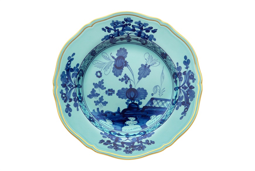 Dinner plate Oriente Italiano Iris porcelain Richard Ginori