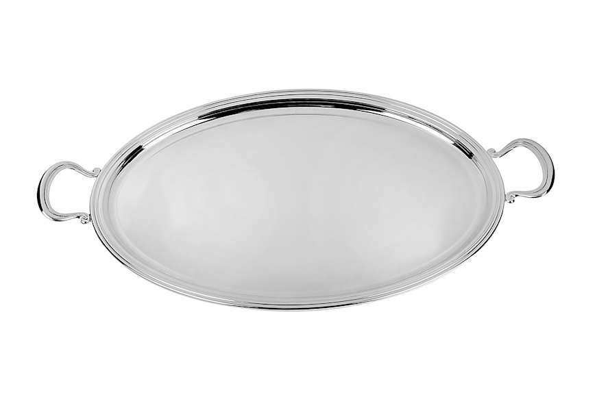 Vassoio ovale argento in stile Inglese Selezione Zanolli