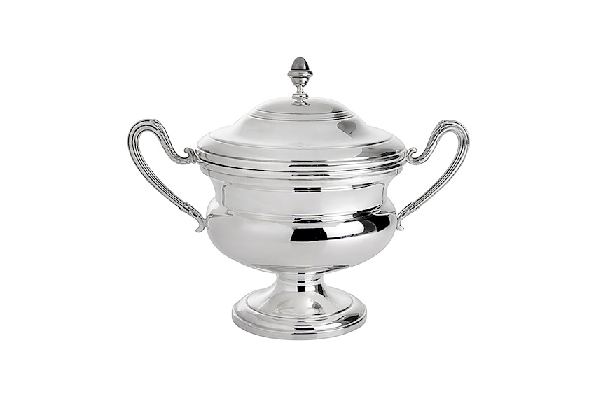 Sugar bowl silver in English style Selezione Zanolli