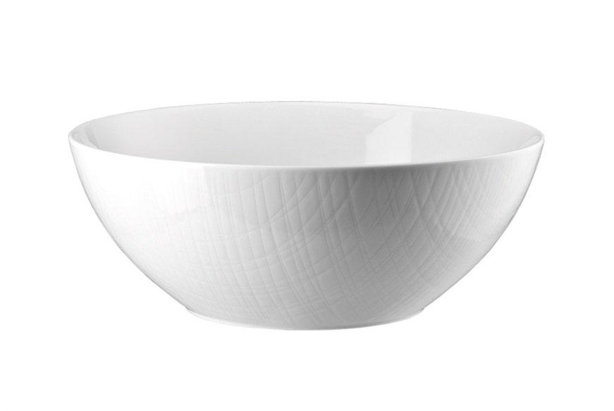Salad bowl Mesh porcelain white Rosenthal