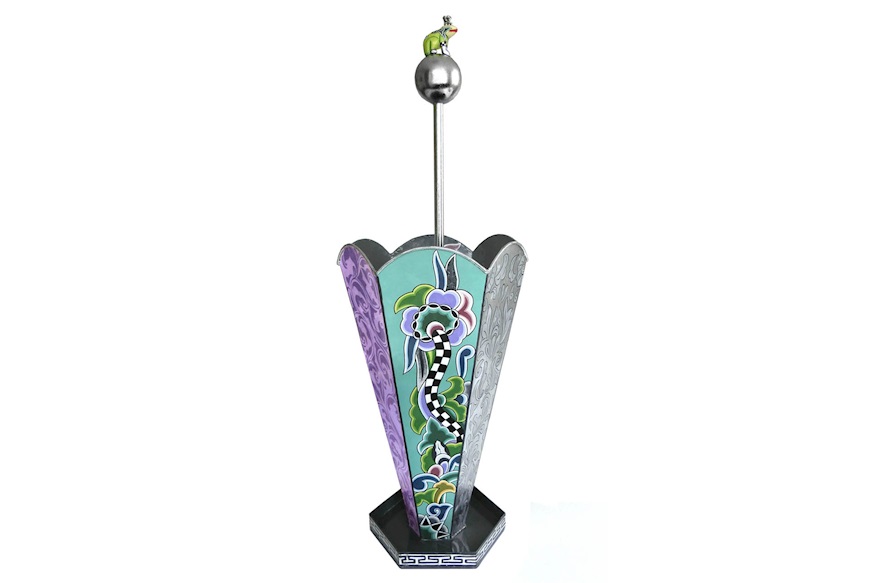 Umbrella stand hand painted Tom's Drag