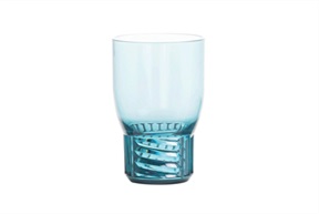 Bicchiere acqua Trama colore azzurro