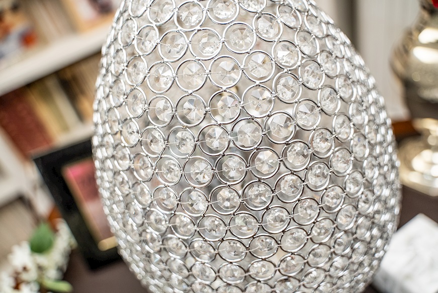 Lamp L'uovo di diamante crystal Ottaviani