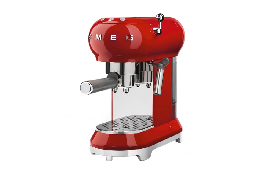 Espresso coffee machine red Smeg