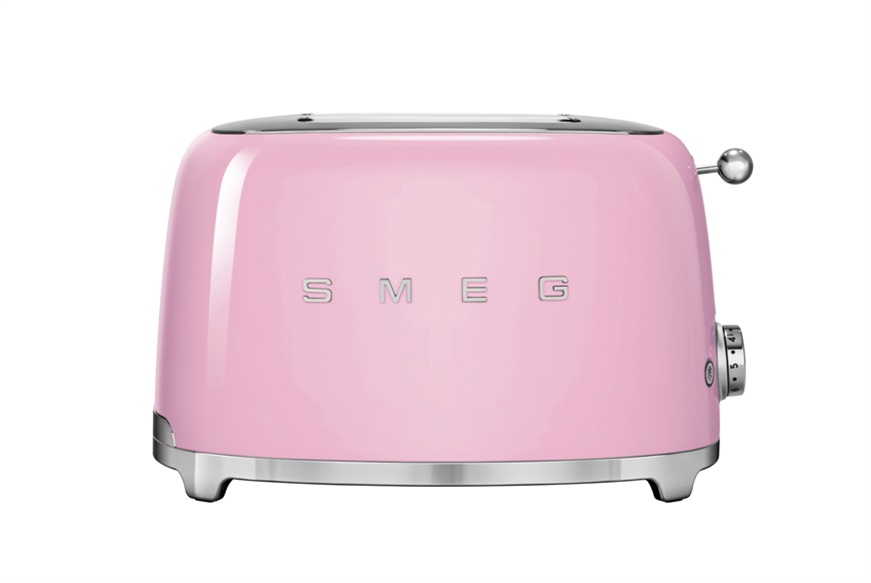 Toaster 2 slices pink Smeg
