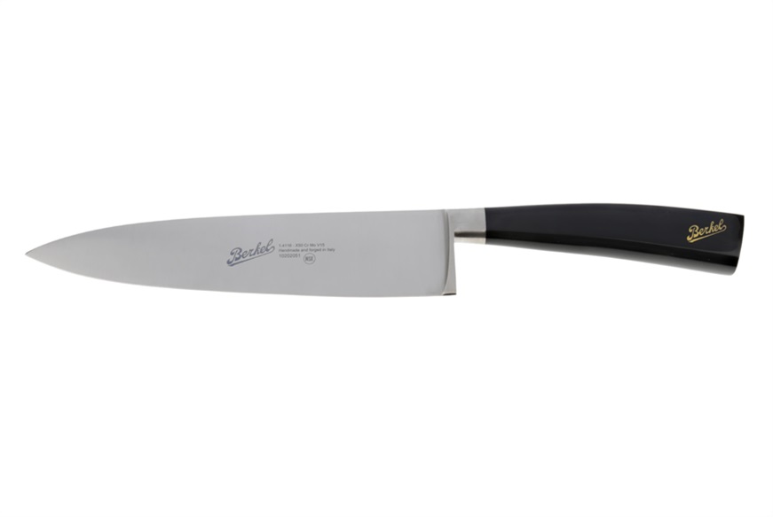 Kitchen knife Elegance steel with black handle Berkel