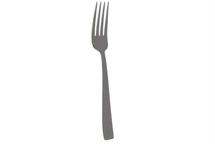 Table fork Flat Black steel Sambonet