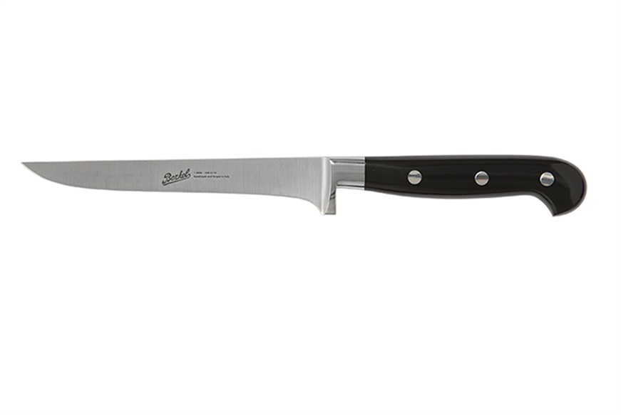 Boning knife Elegance steel with black handle Berkel