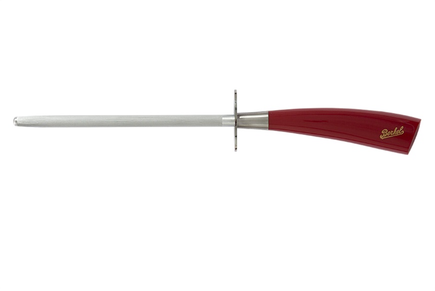 Sharpening steel Elegance steel with red handle Berkel