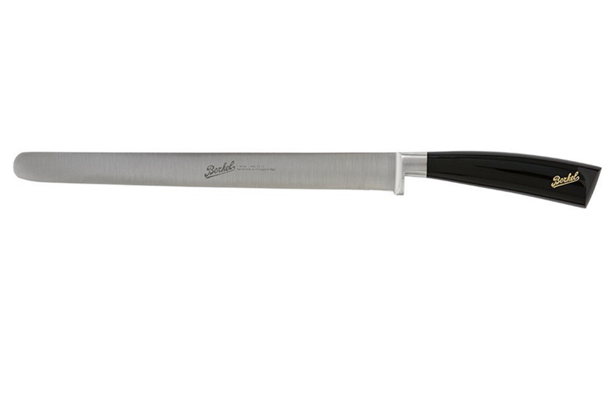 Knife Elegance steel with black handle Berkel