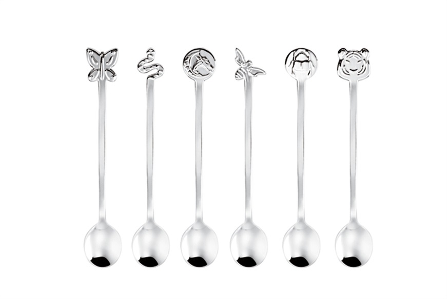 Party spoon set Party Fashion steel 6 pieces Sambonet