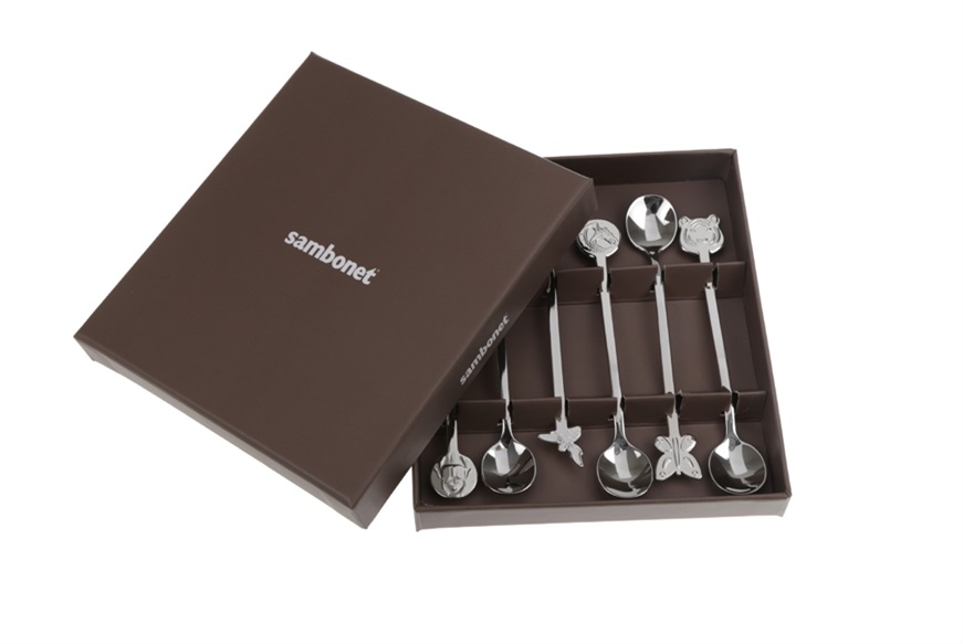 Party spoon set Party Fashion steel 6 pieces Sambonet