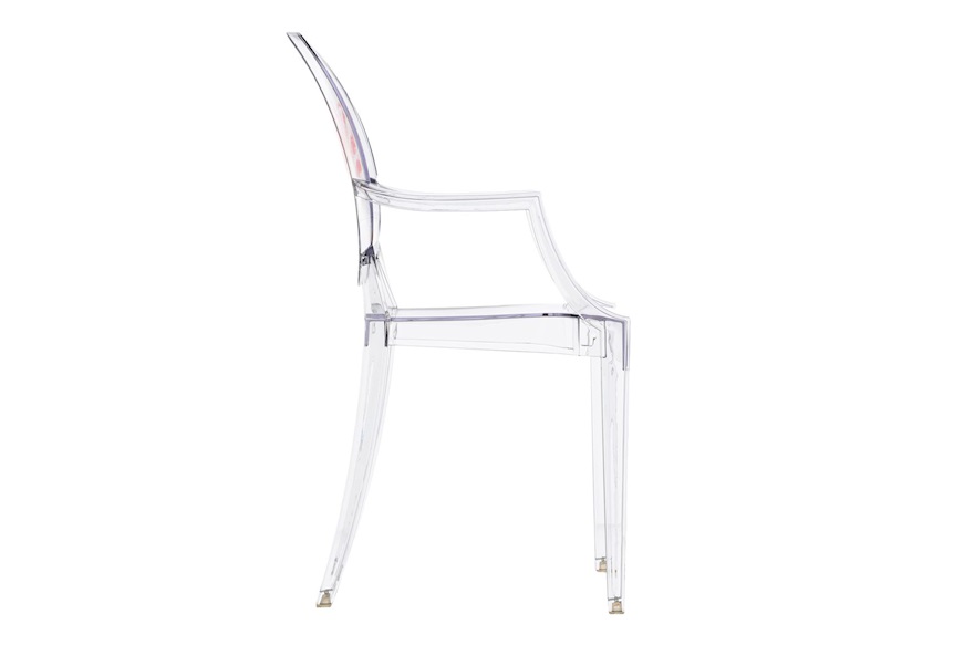 Chair Lou Lou Ghost transparent and heart Kartell