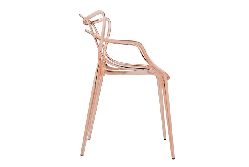 Set of Chairs Masters Copper 2 pieces Kartell