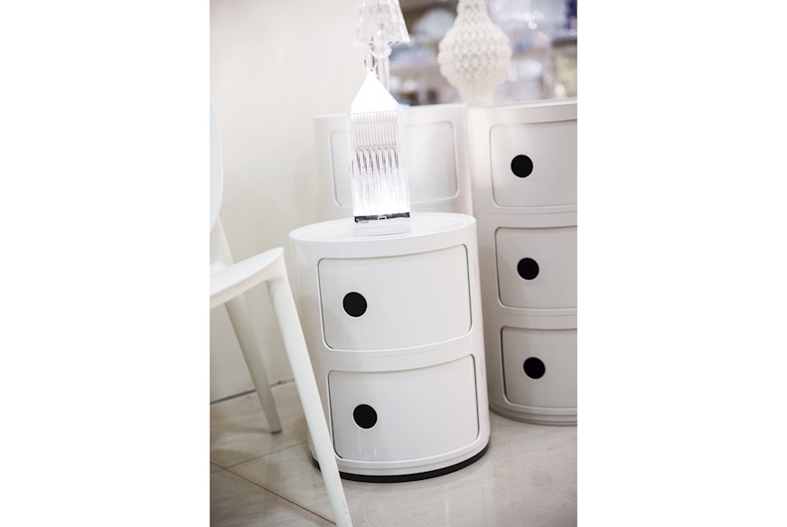Drawer Componibile three elements white Kartell