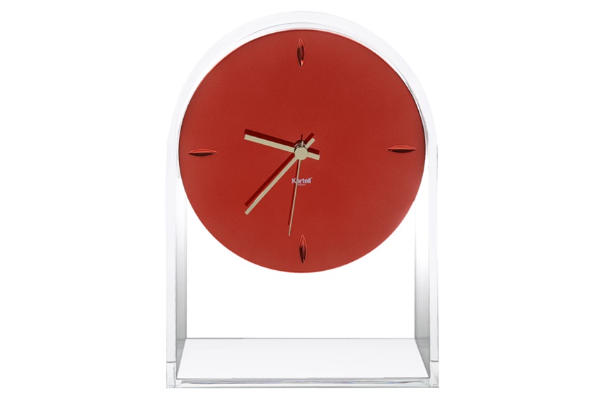 Clock Air du Temps crystal red Kartell