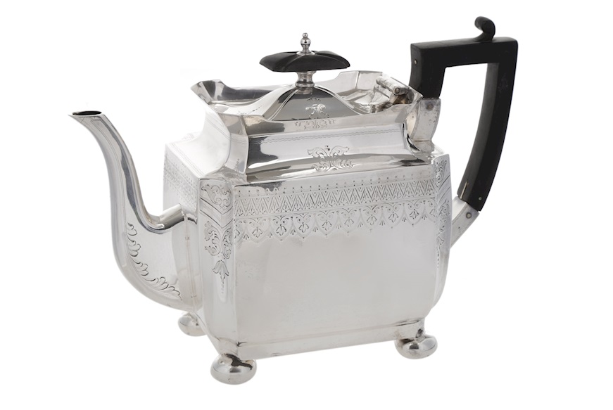 Teapot silver Sheffield (GB) 1898-1899 Selezione Zanolli