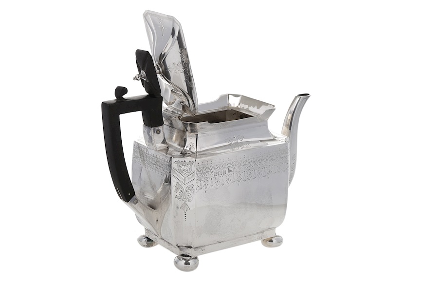 Teapot silver Sheffield (GB) 1898-1899 Selezione Zanolli