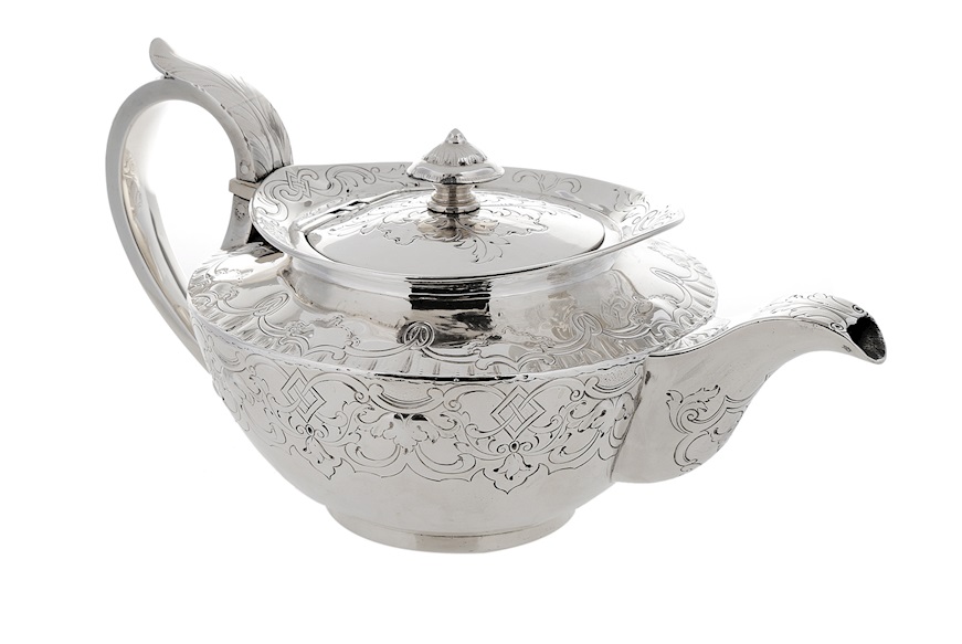 Teapot silver Glasgow (GB) 1841-1842 Selezione Zanolli