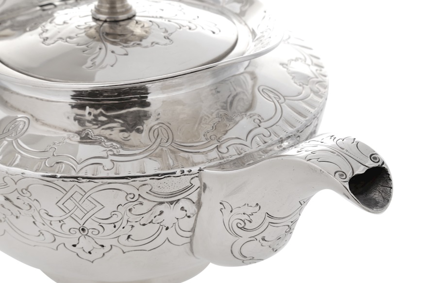 Teapot silver Glasgow (GB) 1841-1842 Selezione Zanolli