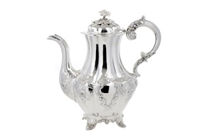 Caffettiera argento Londra (GB) 1846-1847