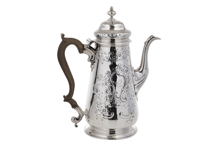 Coffeepot silver London (GB) 1742-1743 Selezione Zanolli