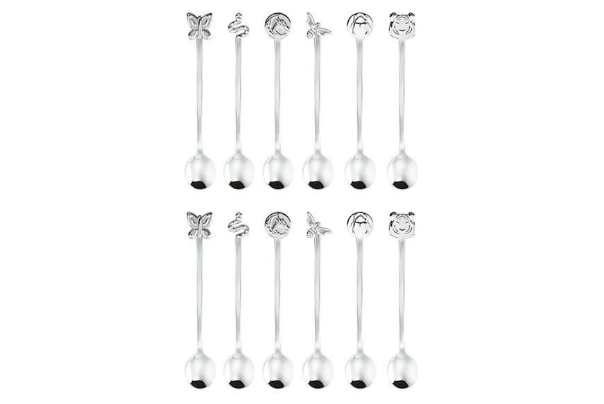 Party spoon set Party Fashion steel 12 pieces Sambonet