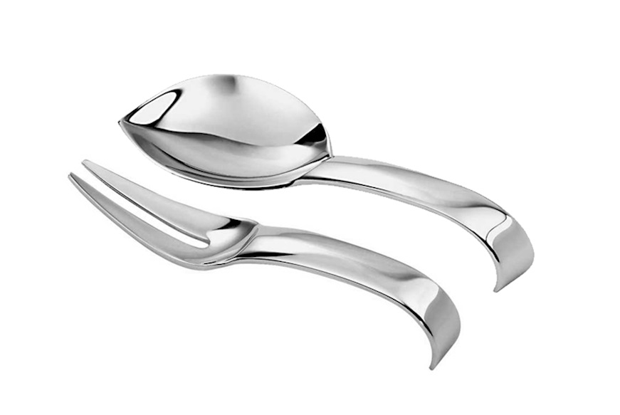 Spoon and fork set Living steel Sambonet